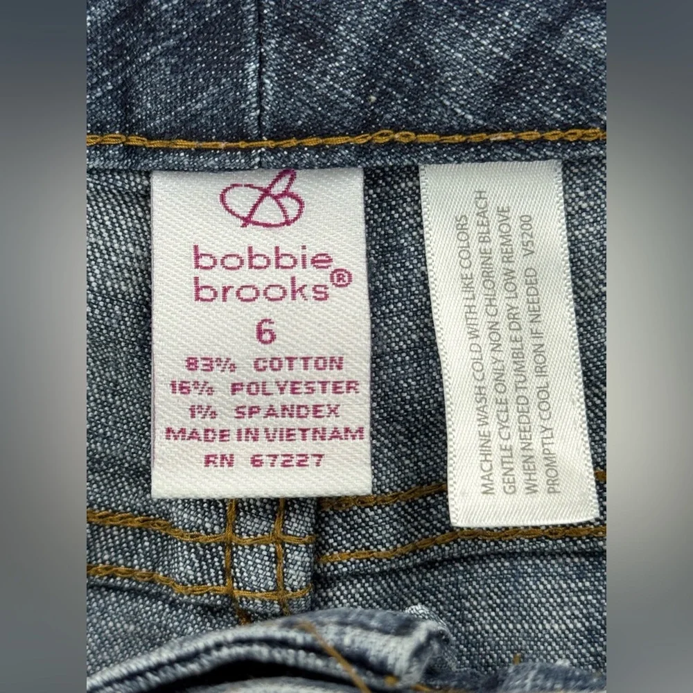Bobbie Brooks Women’s Stretch Boot Cut Denim Jeans, Size 6 Medium Wash - Picture 13 of 13